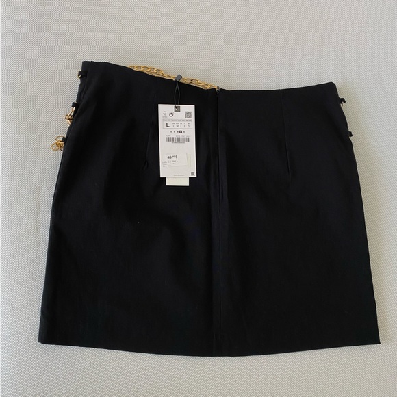 🛍️NEW ZARA BEAUTIFUL LIMITED EDITION CHAIN SKIRT - Picture 5 of 7